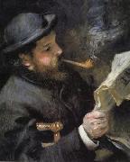 Pierre Renoir Chaude Monet Reading Spain oil painting artist